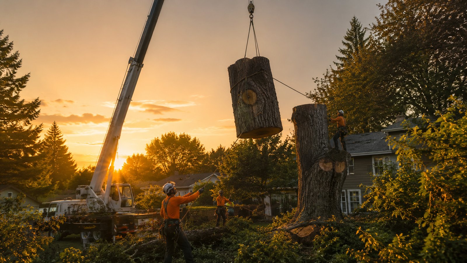 Certified arborist tree service in Holcombe, WI